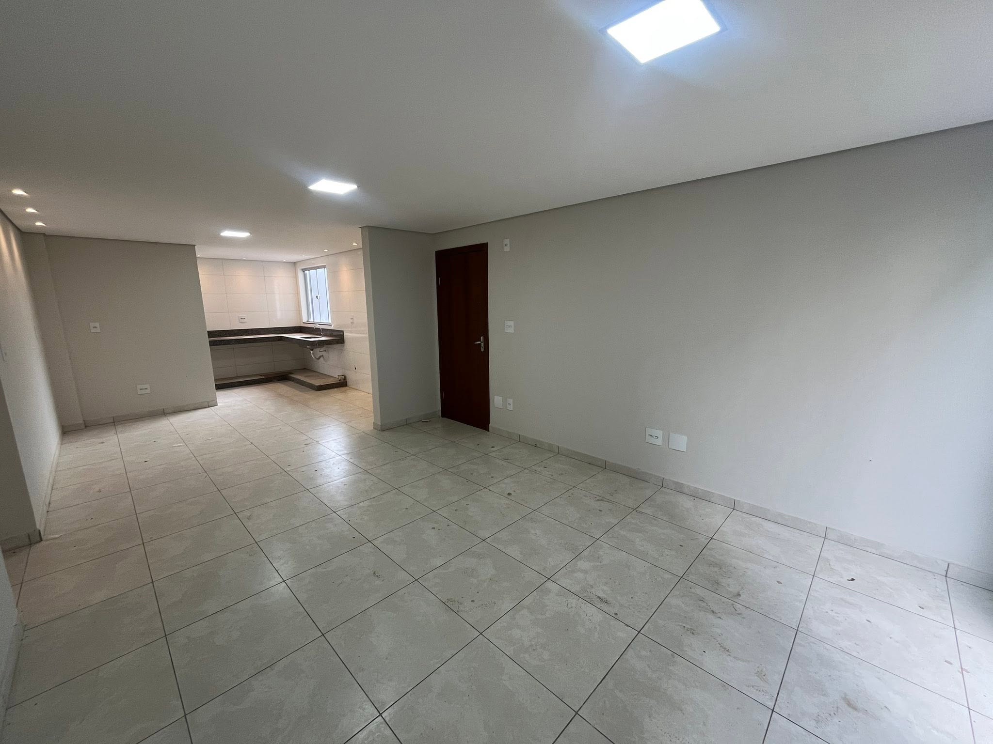 Apartamento com área externa